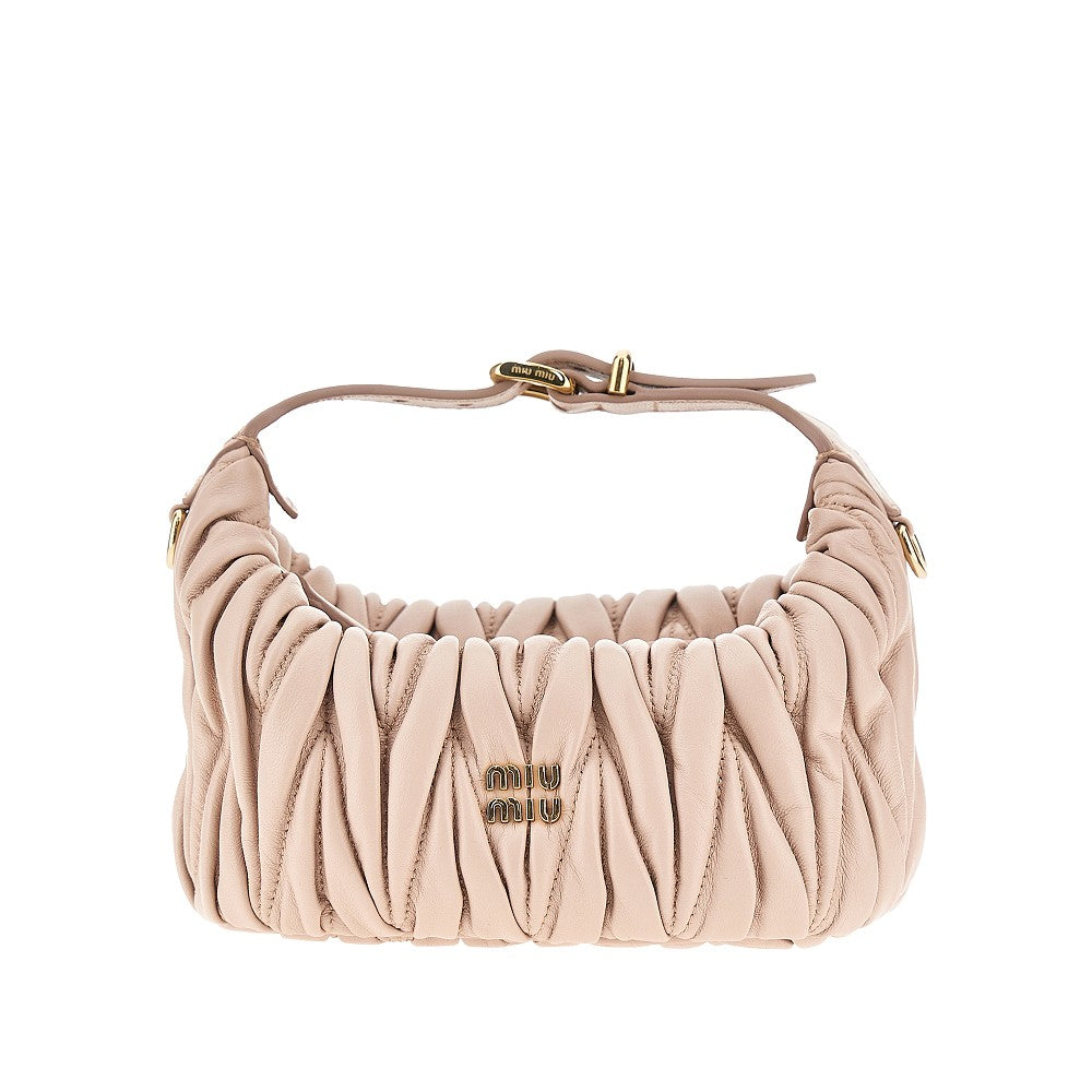 Matelassé nappa leather mini bag