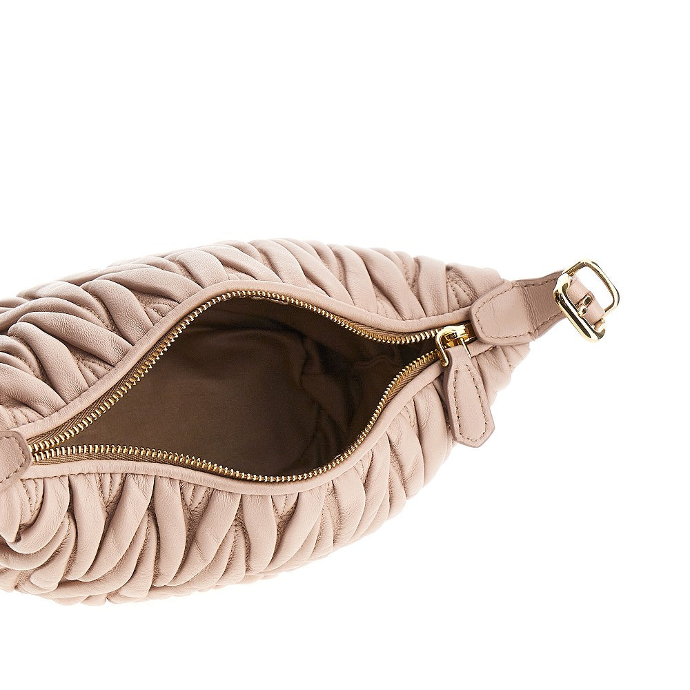 Matelassé nappa leather mini bag