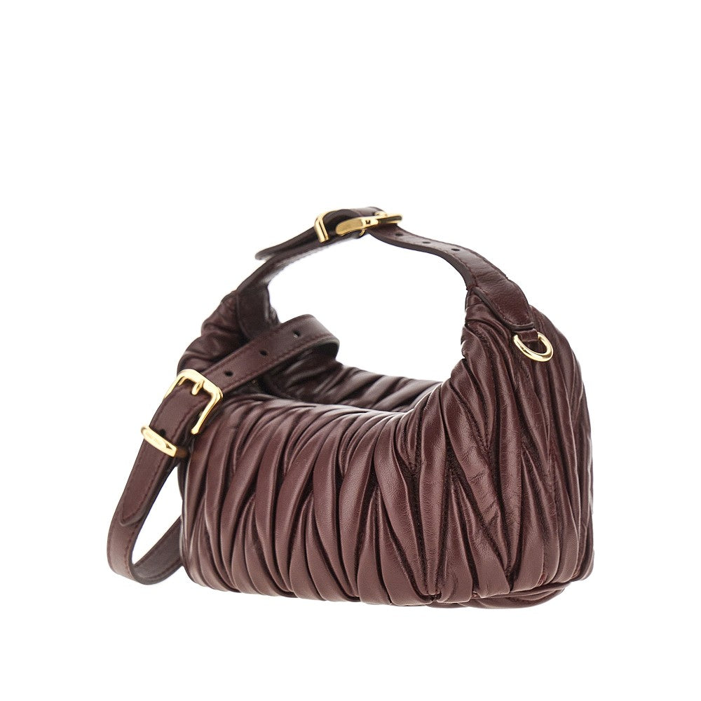 Matelassé nappa leather mini bag