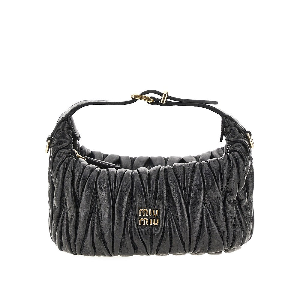 Matelassé nappa leather mini bag