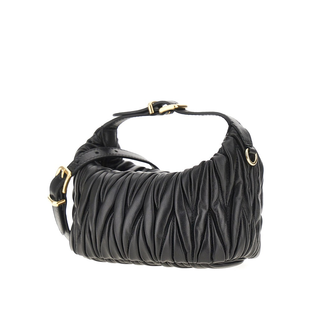 Matelassé nappa leather mini bag