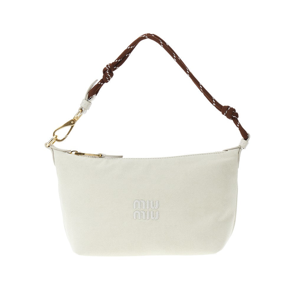 Gabardine bag with trek lace handle