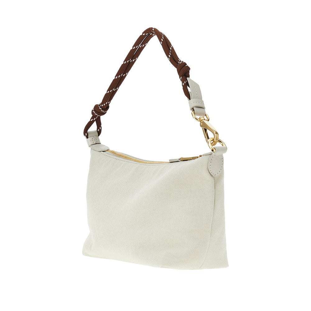 Gabardine bag with trek lace handle