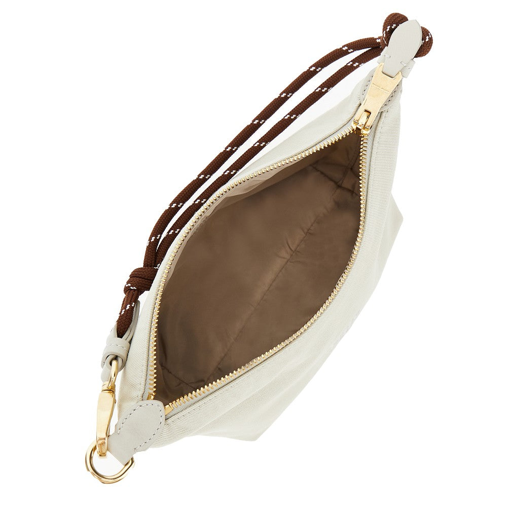 Gabardine bag with trek lace handle