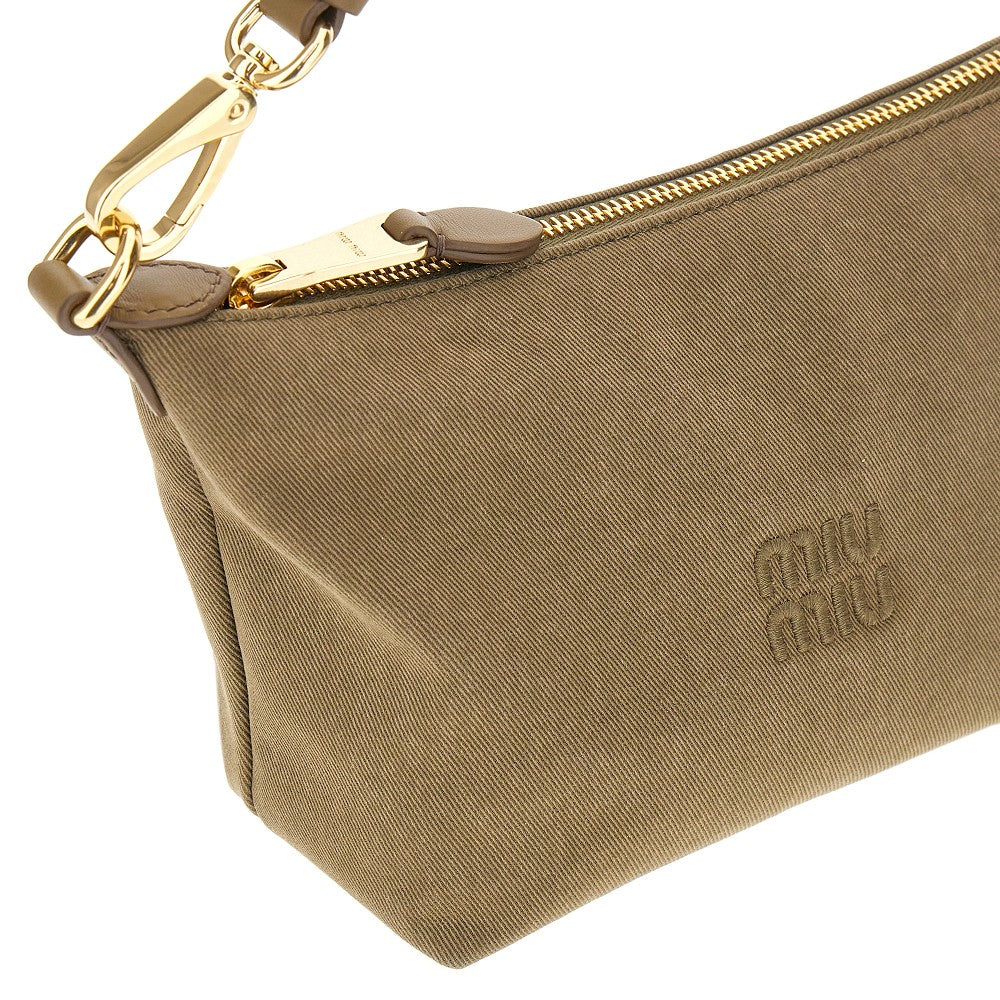 Gabardine bag with trek lace handle