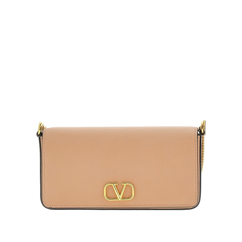 'VLogo Signature' pouch with chain