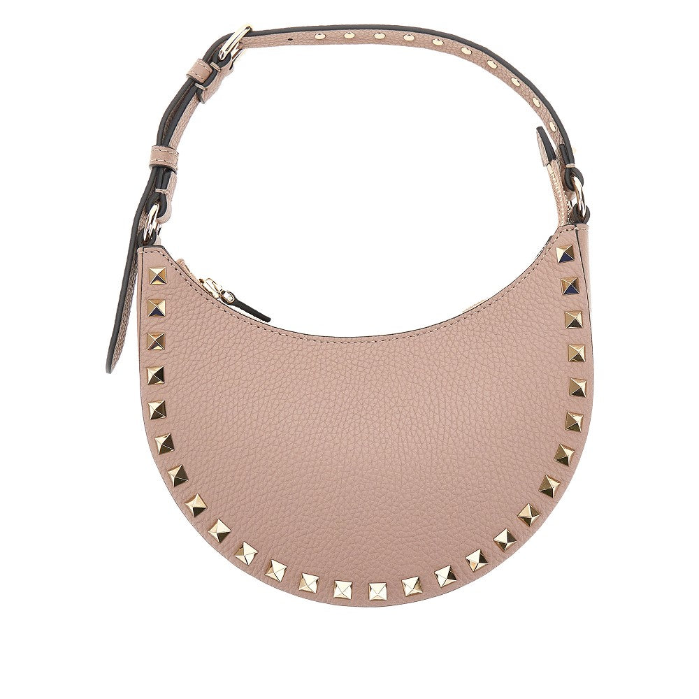 Mini borsa hobo 'Rockstud' in pelle