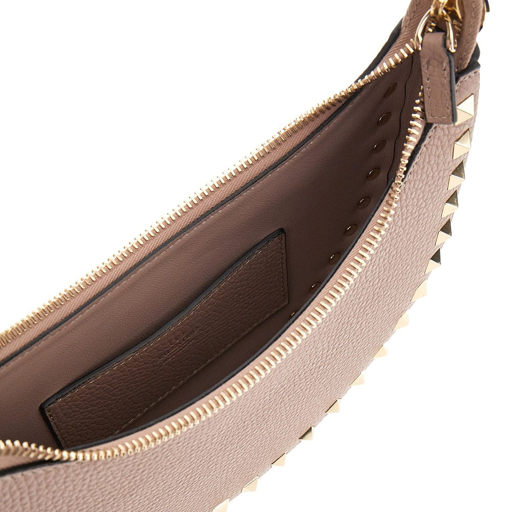 Mini borsa hobo 'Rockstud' in pelle