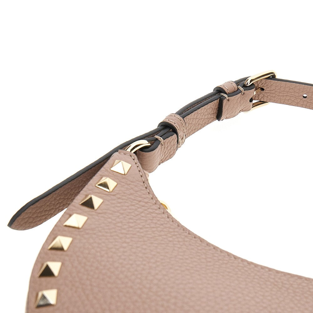 Mini borsa hobo 'Rockstud' in pelle
