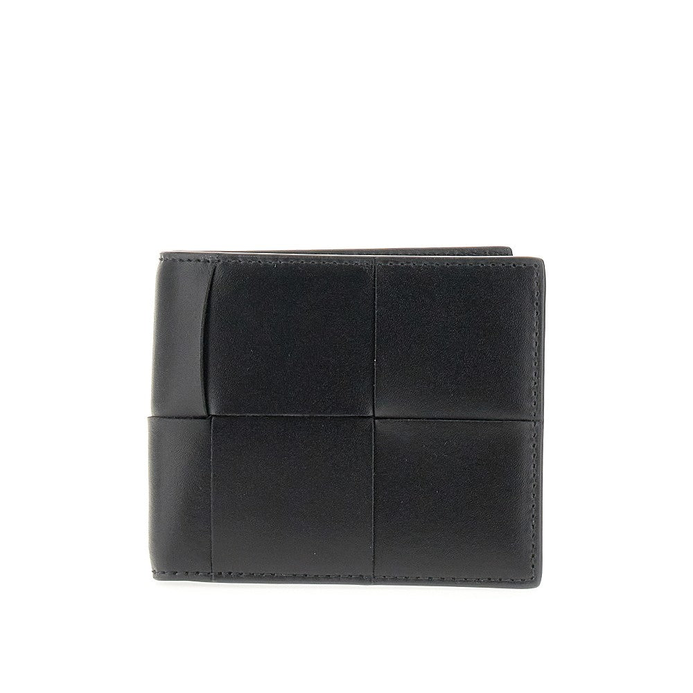 Intreccio leather bi-fold wallet