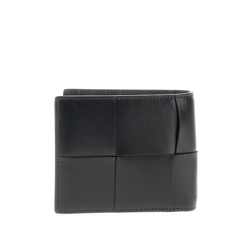 Intreccio leather bi-fold wallet