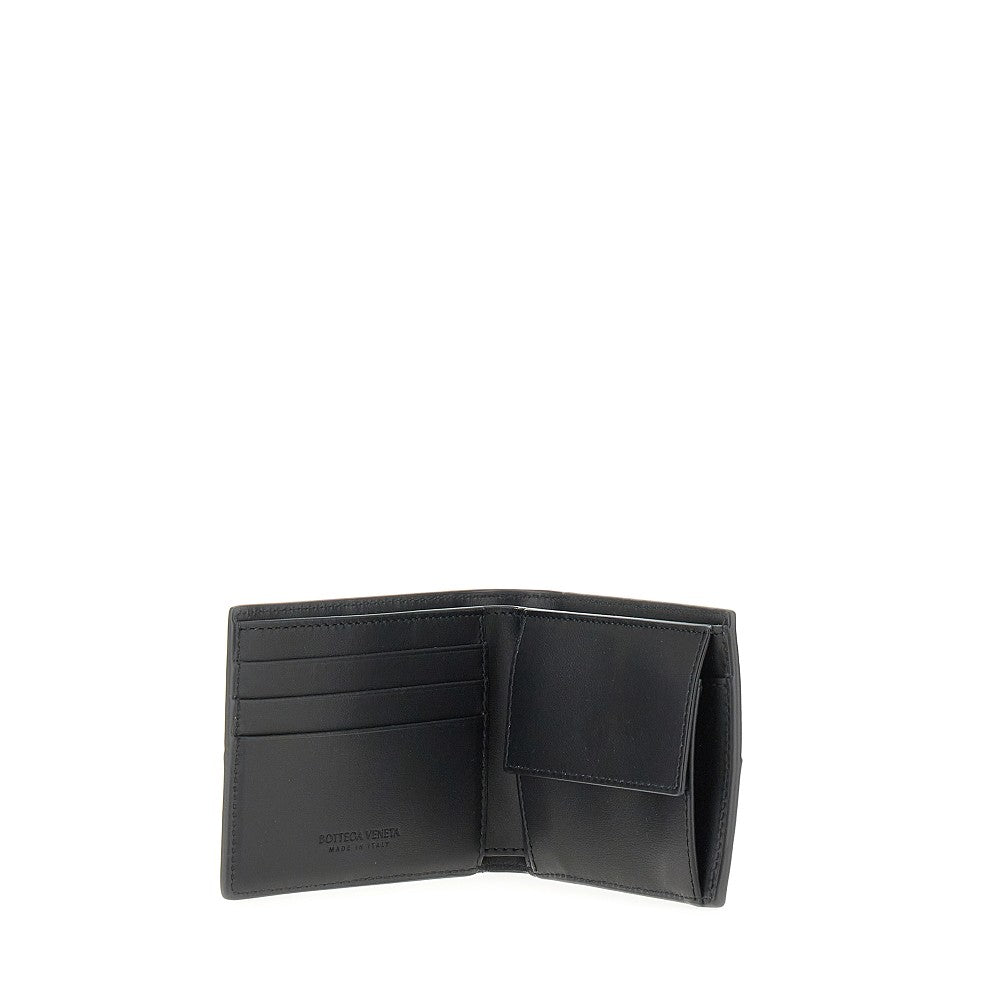 Intreccio leather bi-fold wallet