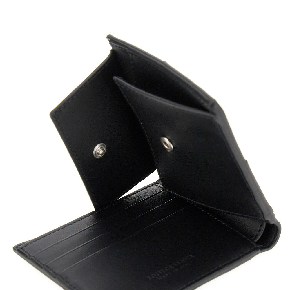 Intreccio leather bi-fold wallet