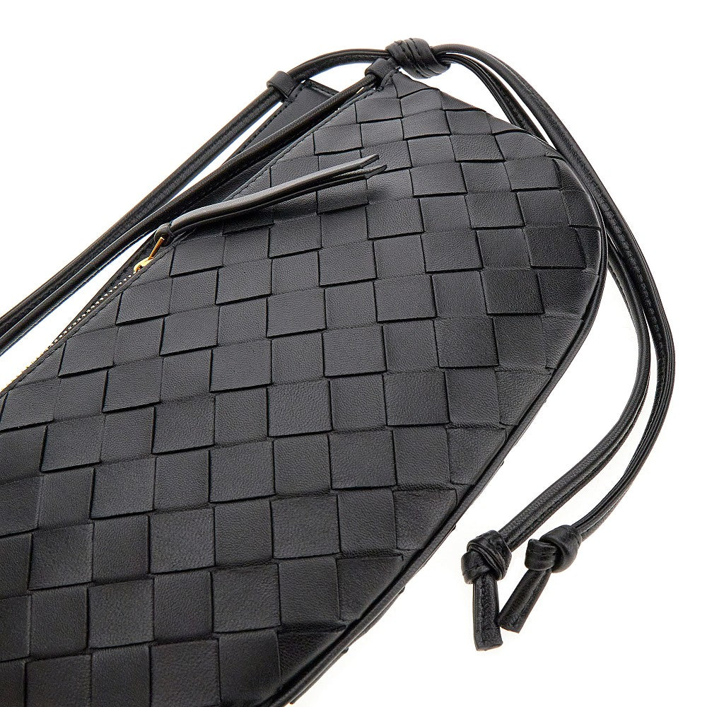 Pouch doppia 'Gemelli' in nappa