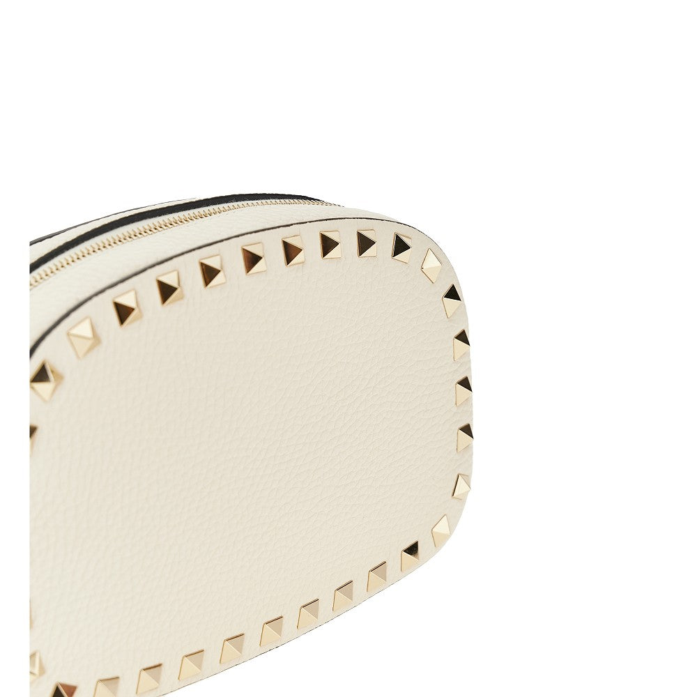 Grained leather 'Rockstud' mini bag
