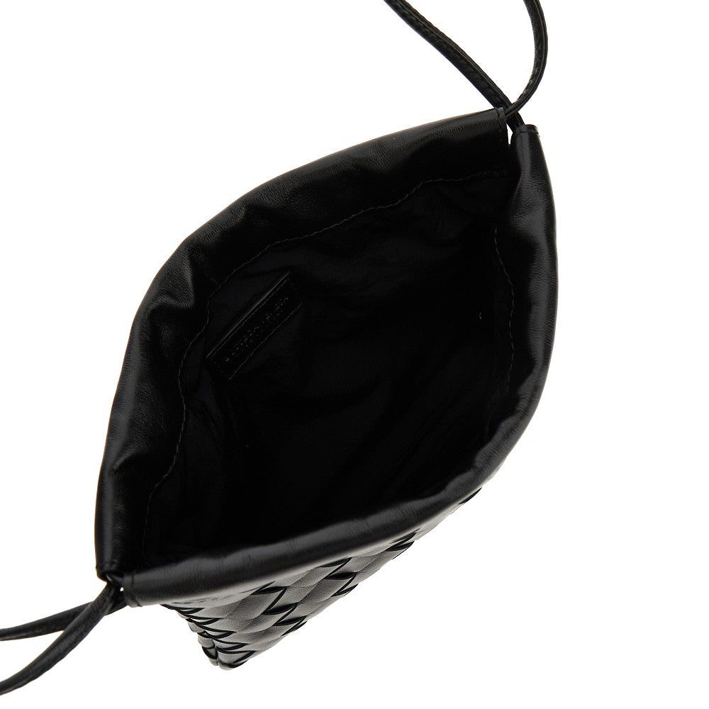Pochette 'Dustbag' piccola in pelle