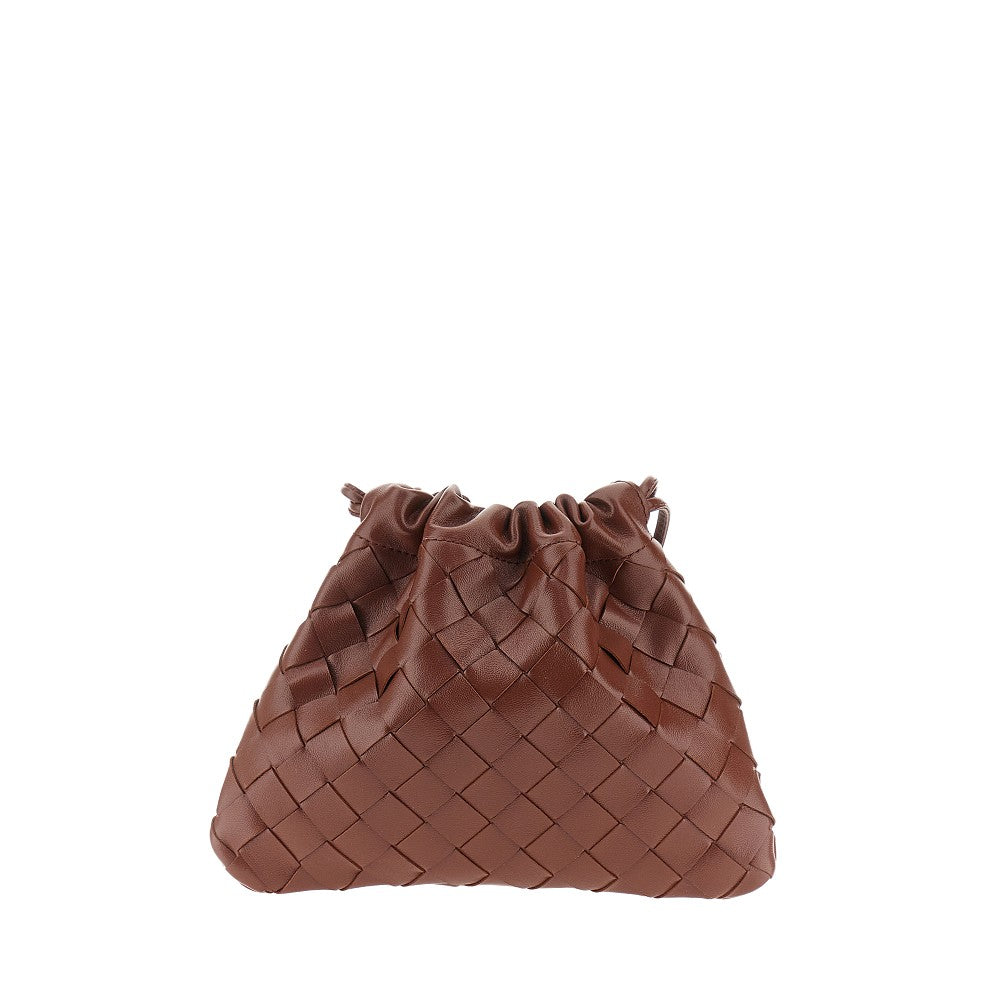 Pochette 'Dustbag' piccola in pelle
