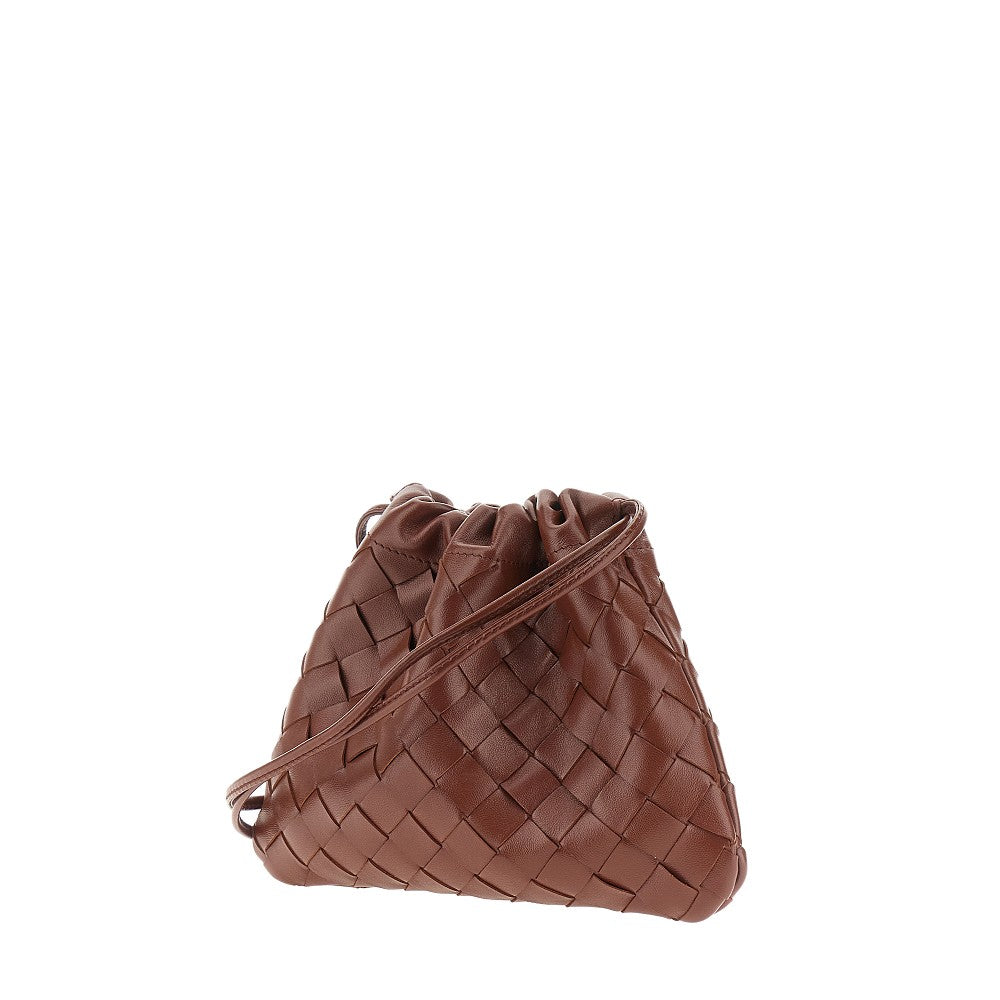 Pochette 'Dustbag' piccola in pelle