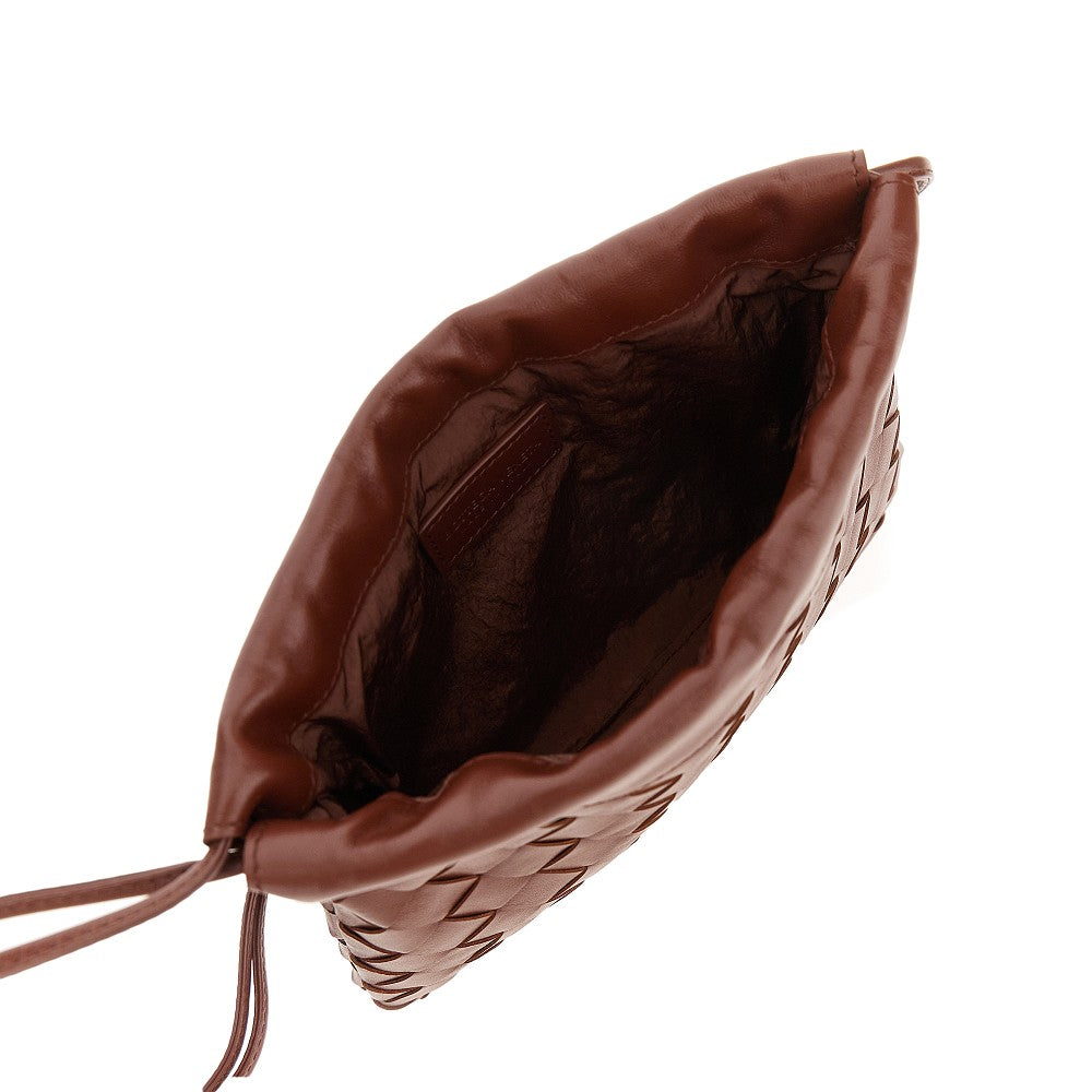 Pochette 'Dustbag' piccola in pelle