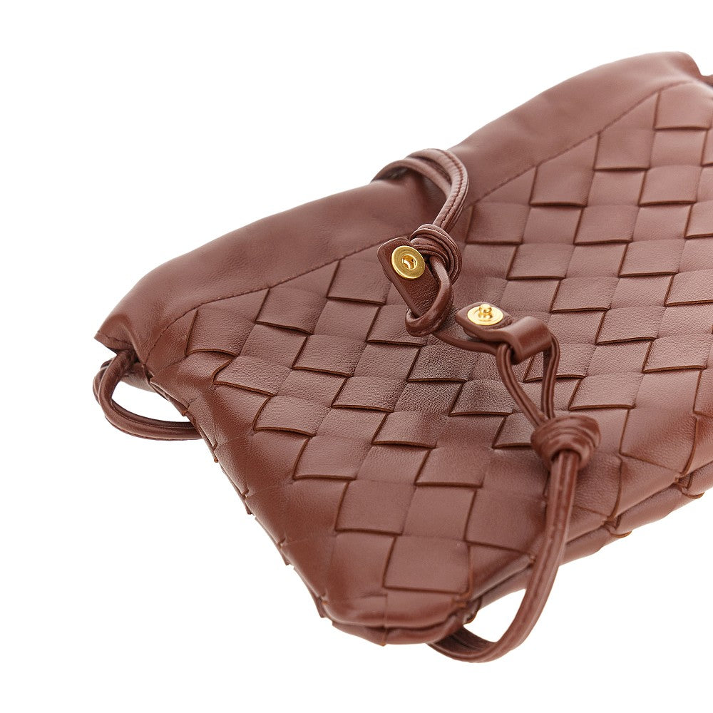 Pochette 'Dustbag' piccola in pelle
