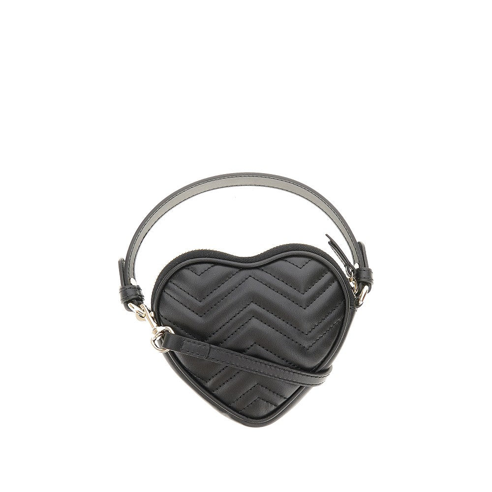 Heart-shaped GG Marmont mini bag