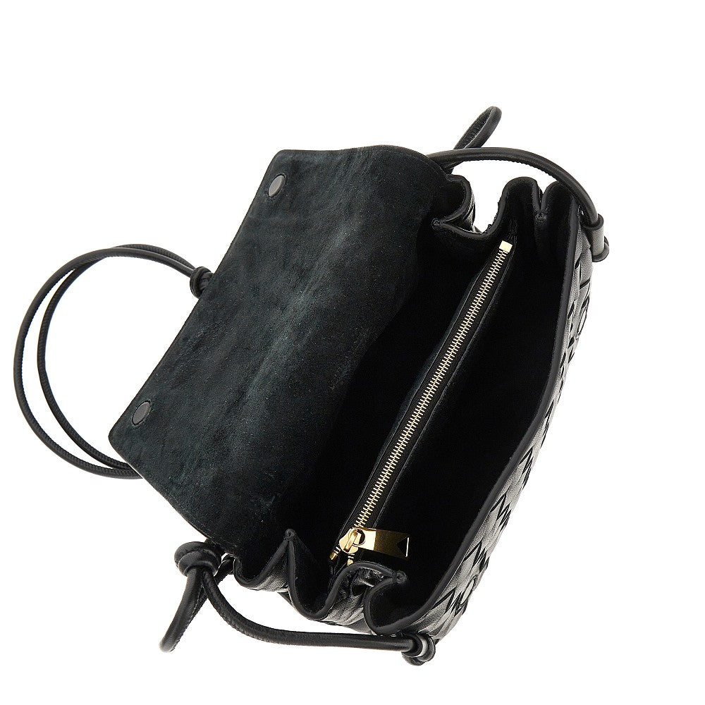 Pochette 'Notturno' in nappa Intrecciato