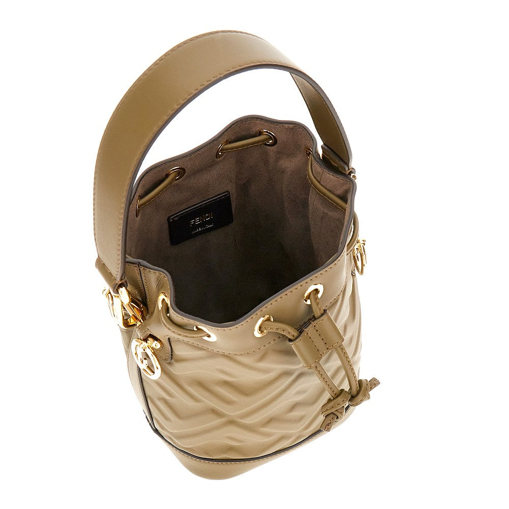 Borsa secchiello 'Mon Tresor' mini in pelle