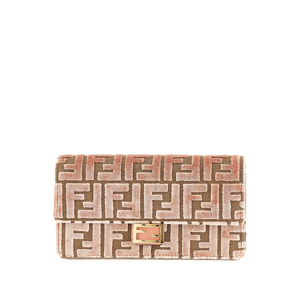 Jacquard FF fabric 'Baguette' clutch