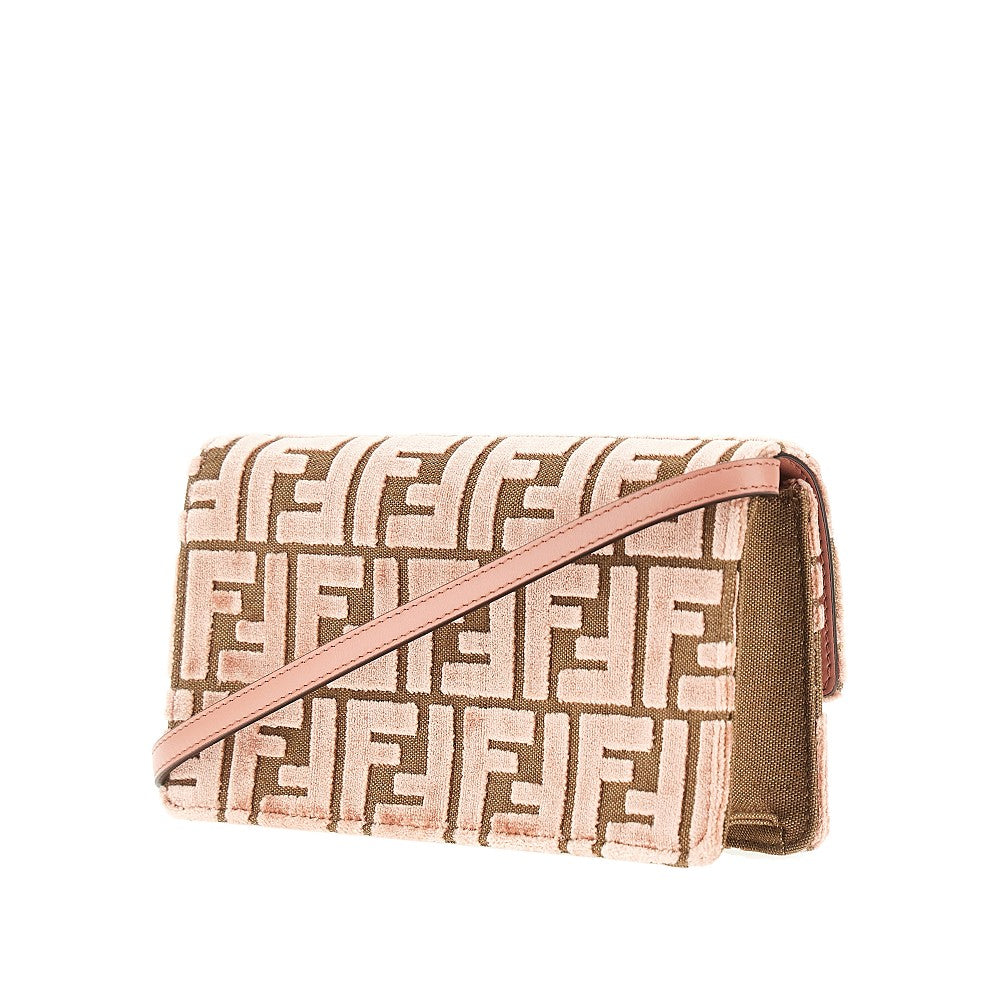 Jacquard FF fabric 'Baguette' clutch