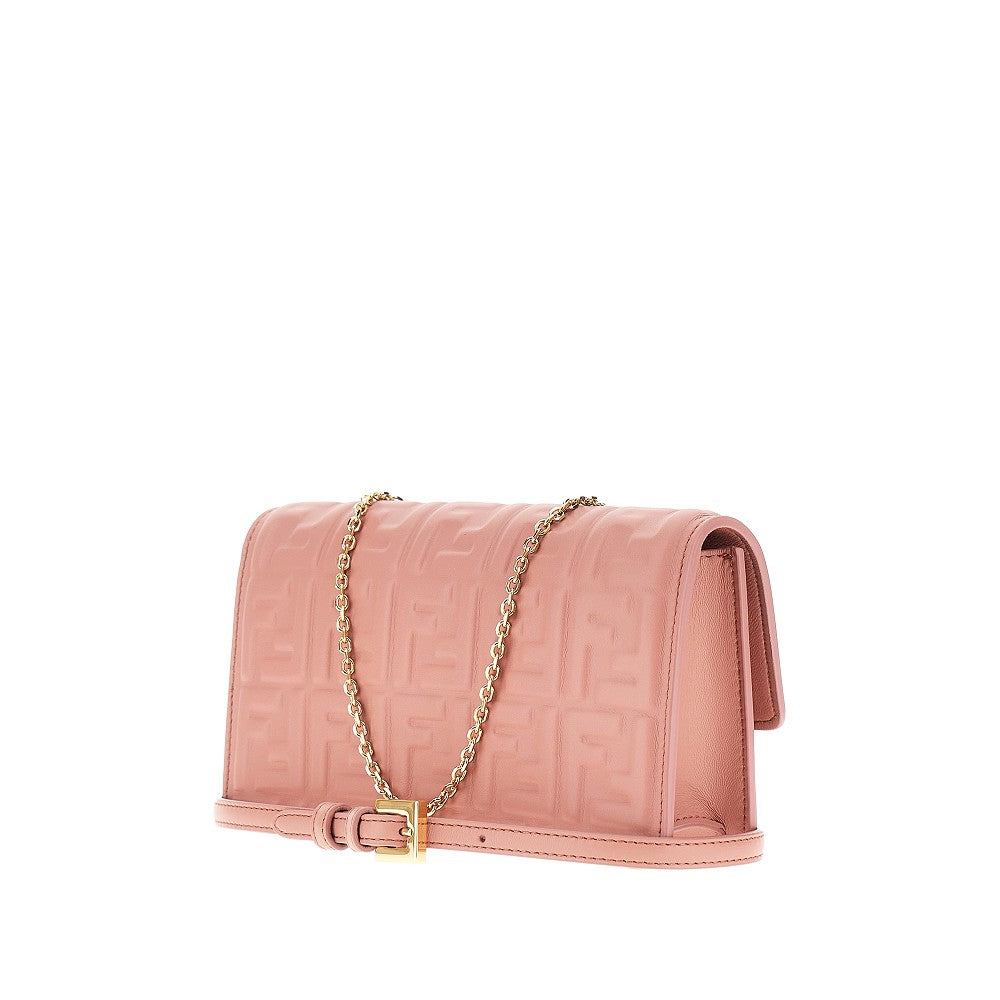 Clutch 'Baguette' in nappa goffrata FF