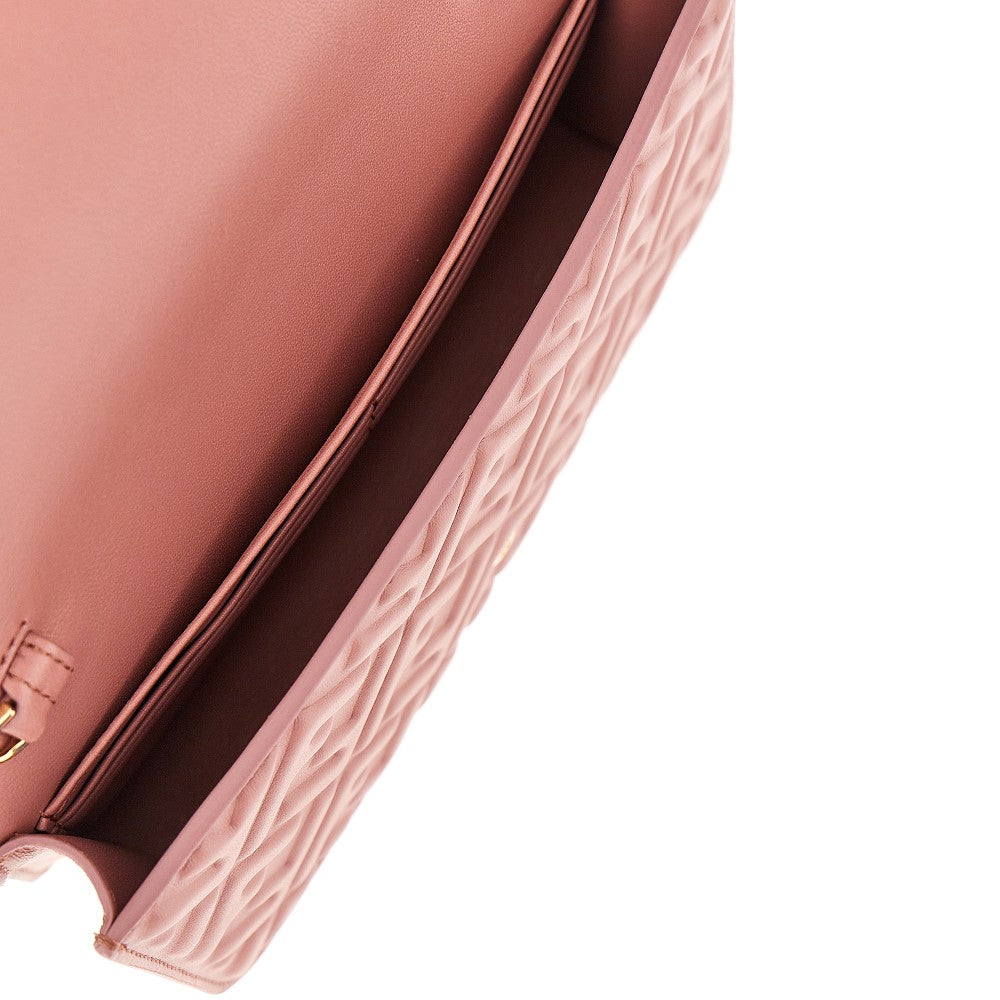 Clutch 'Baguette' in nappa goffrata FF