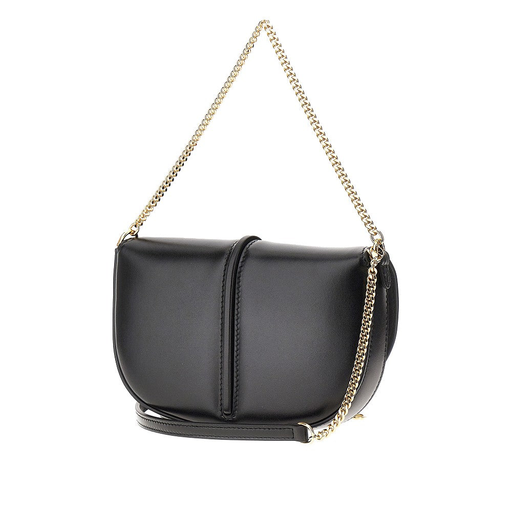 Leather 'Fendigraphy' pouch on chain