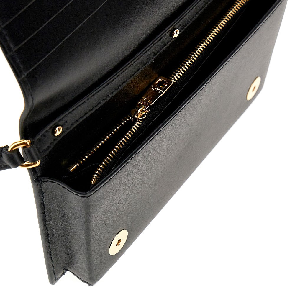 Clutch DG Logo in pelle
