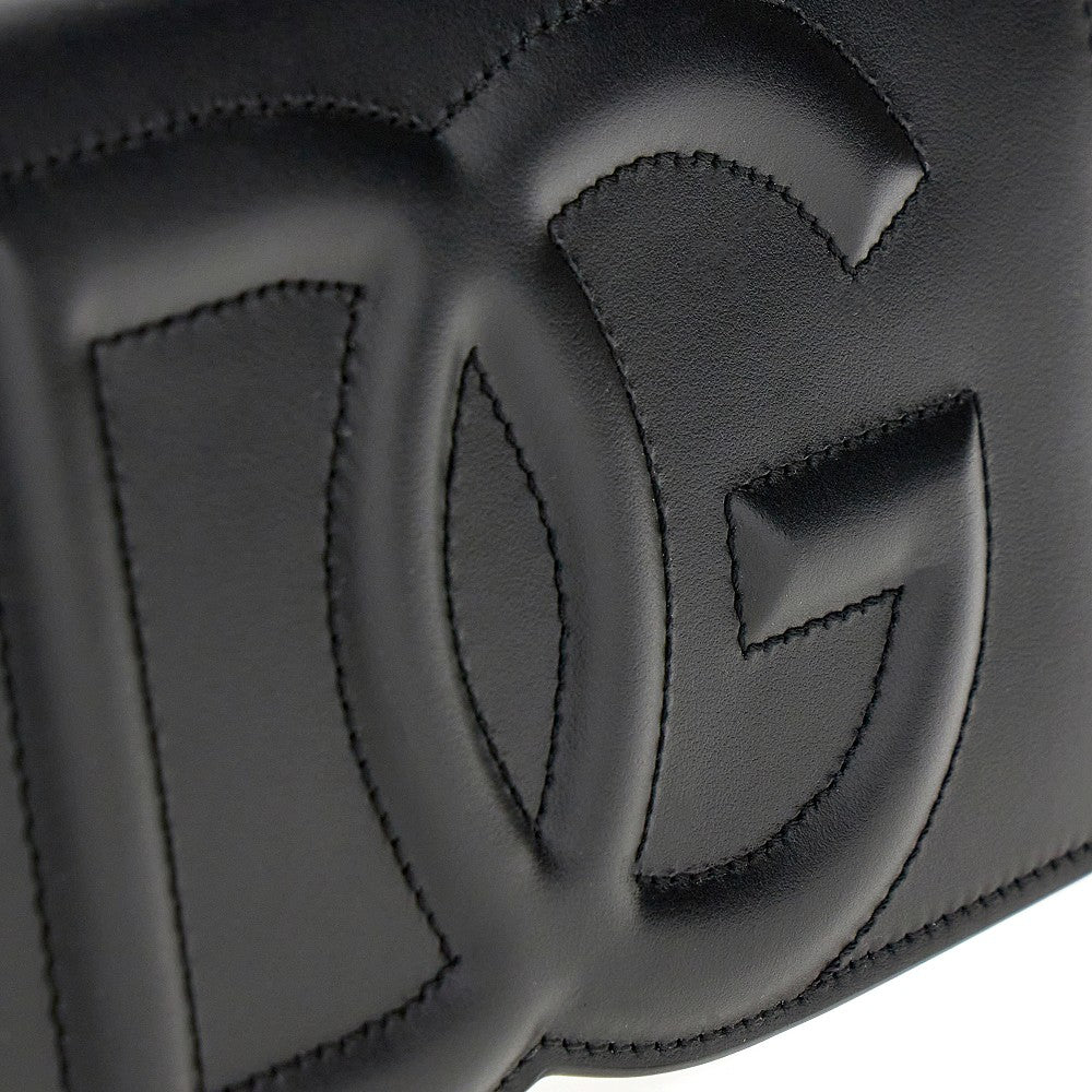Clutch DG Logo in pelle