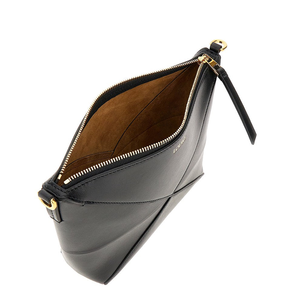 Nappa leather Puzzle Fold pouch