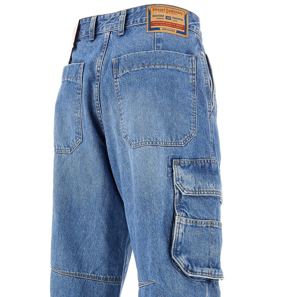 Jeans cargo a gamba dritta &#39;D-Fish 0kiag&#39;