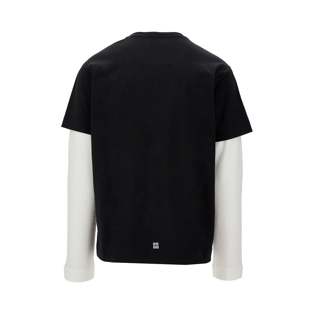 T-shirt effetto double-layer