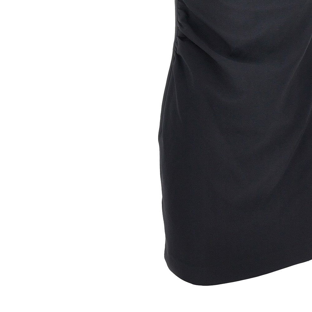 Abito corto in crêpe stretch