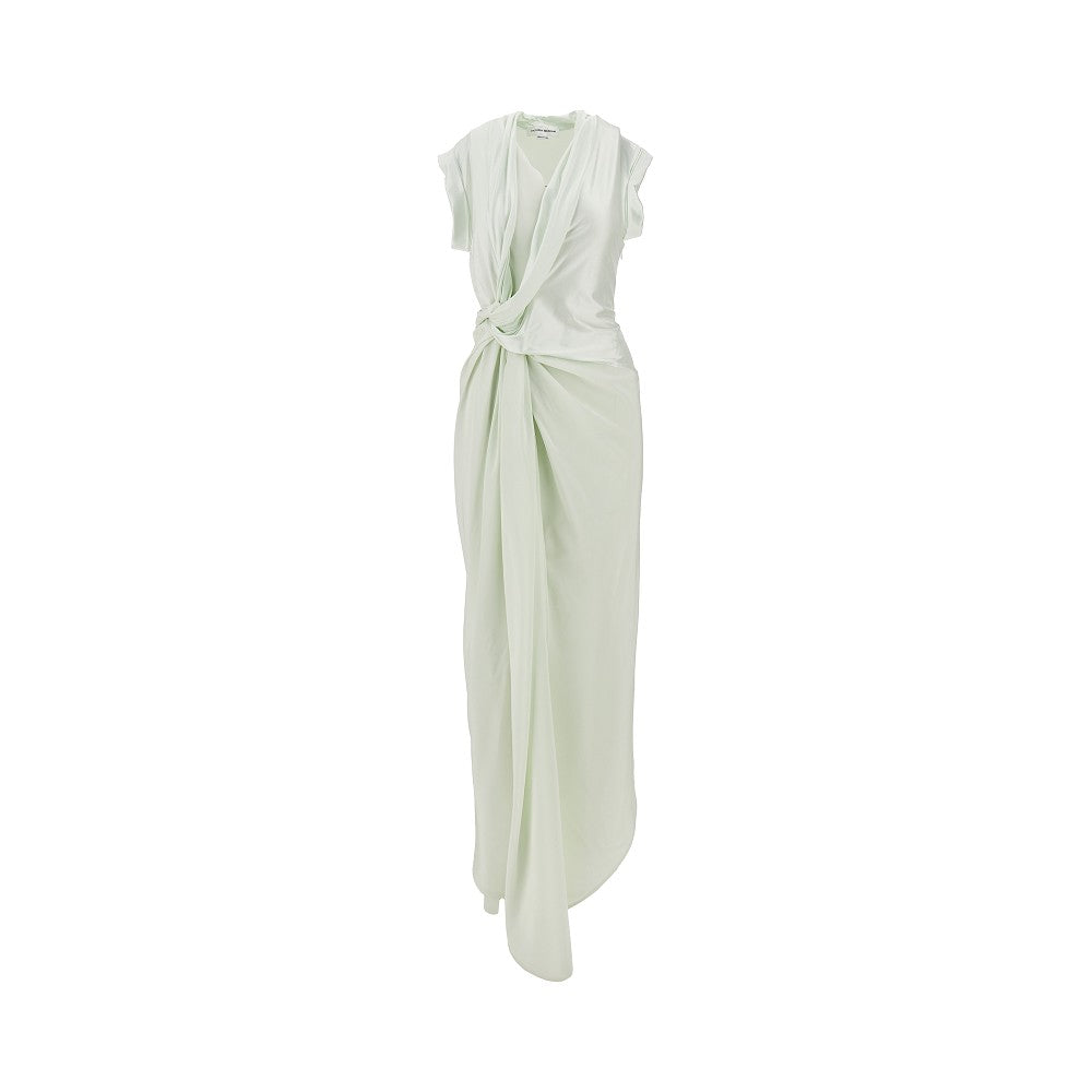 Abito 'Twist' in jersey e crepe de chine