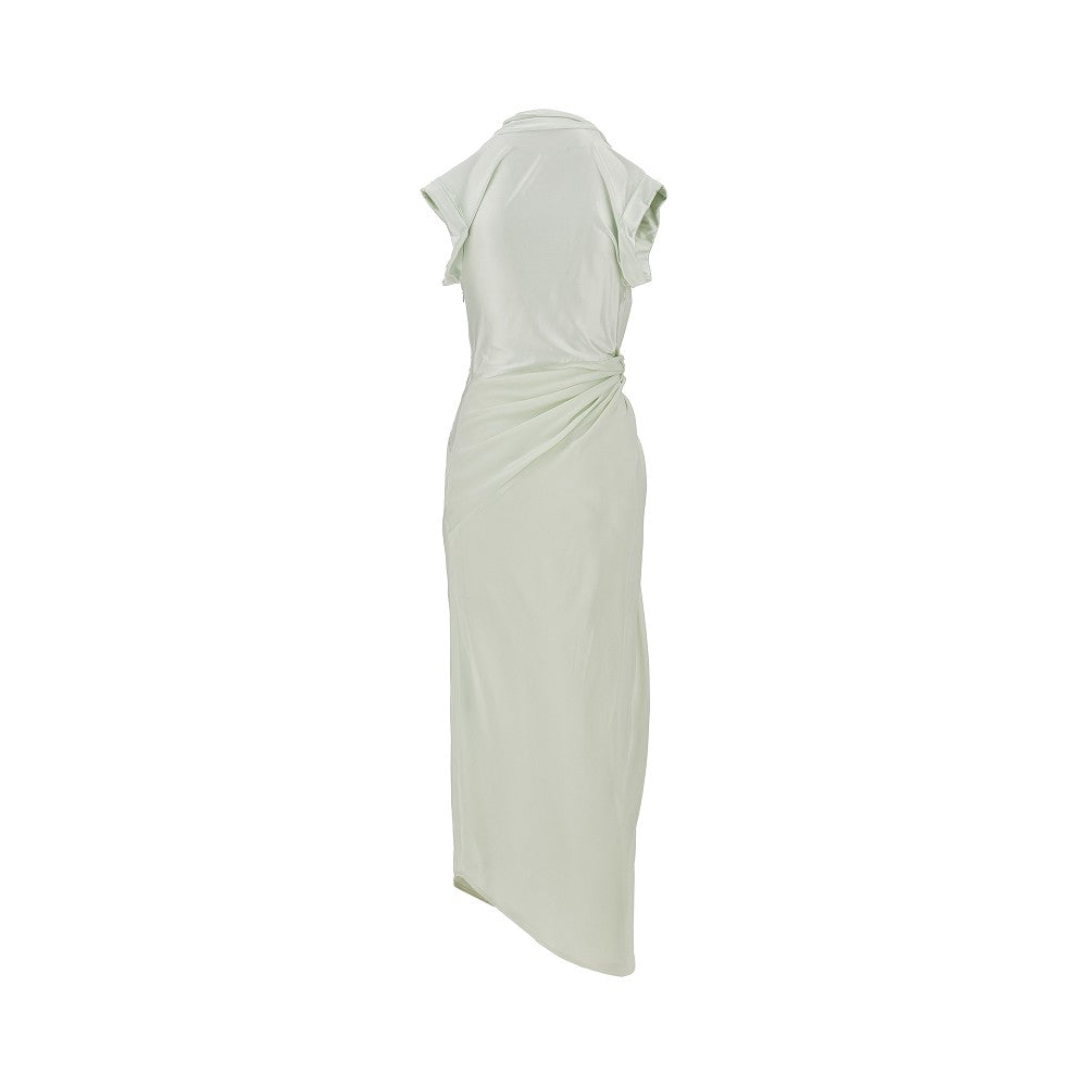 Abito 'Twist' in jersey e crepe de chine