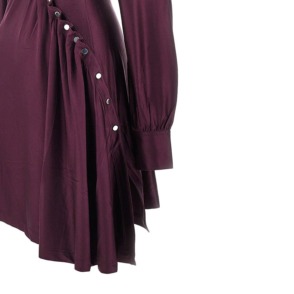 Mini abito in jersey drappeggiato