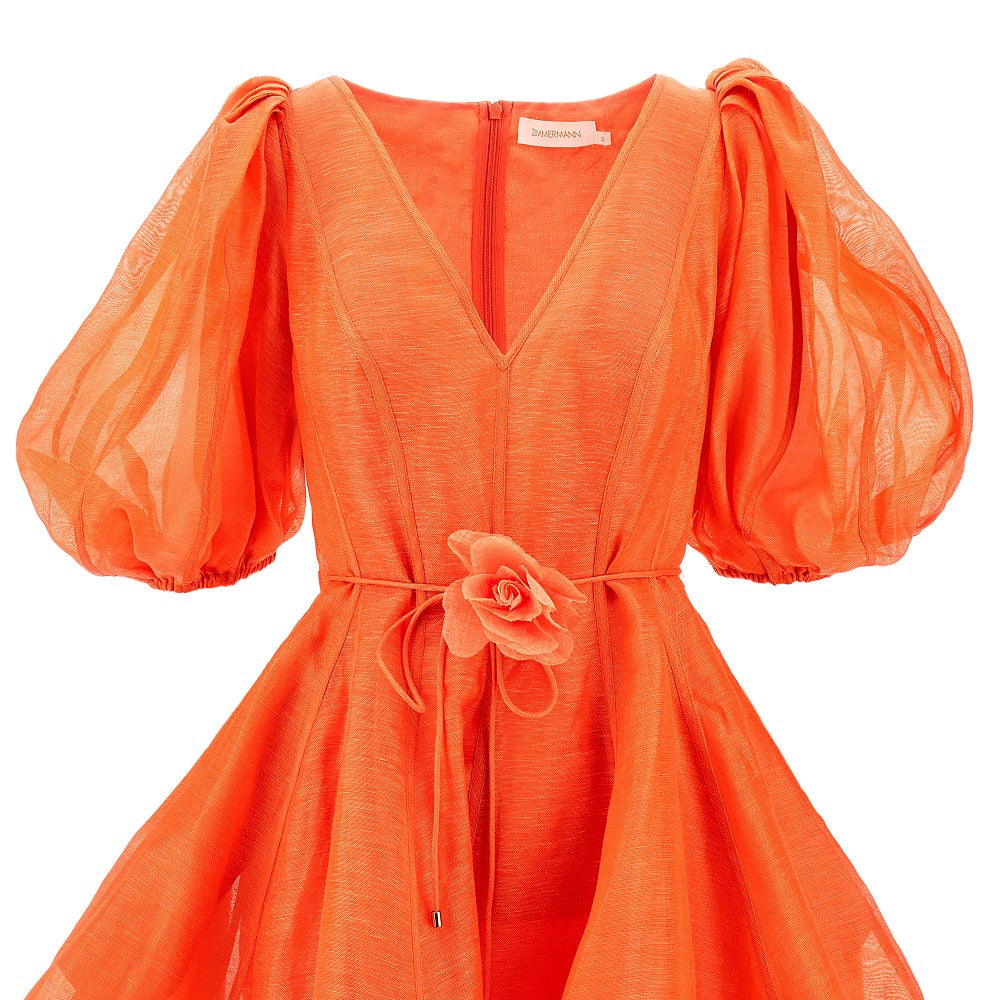 Mini abito in organza &#39;Tranquillity&#39;