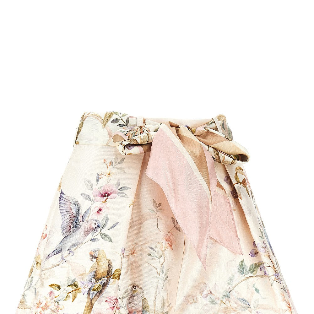 'Rebellion' silk-blend shorts