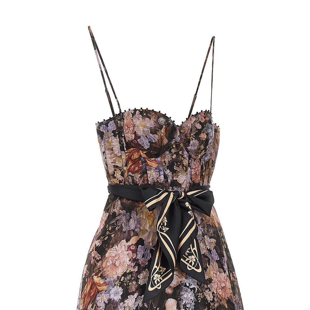 'Valiant' organdy midi dress