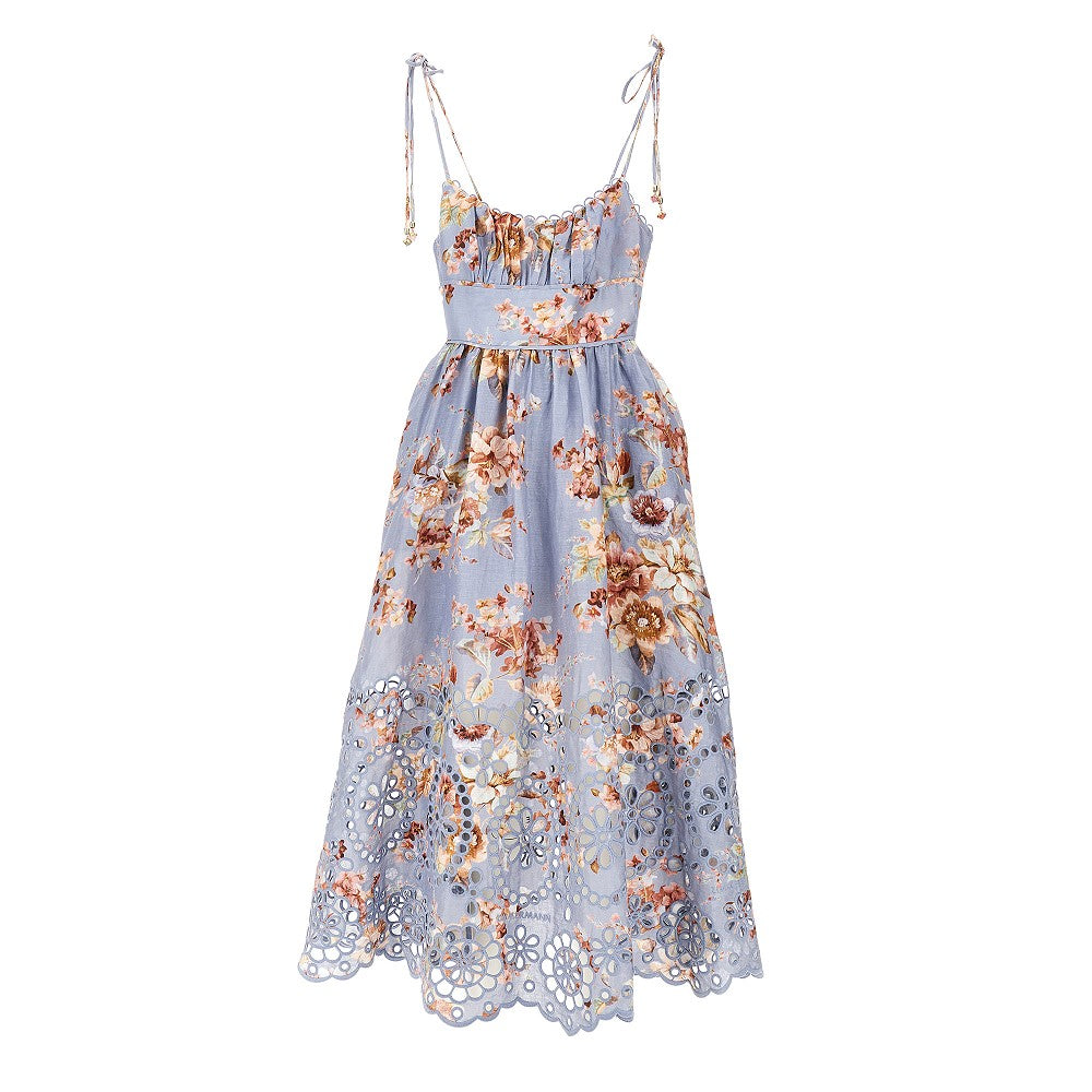 Abito midi in lino 'Awaken'
