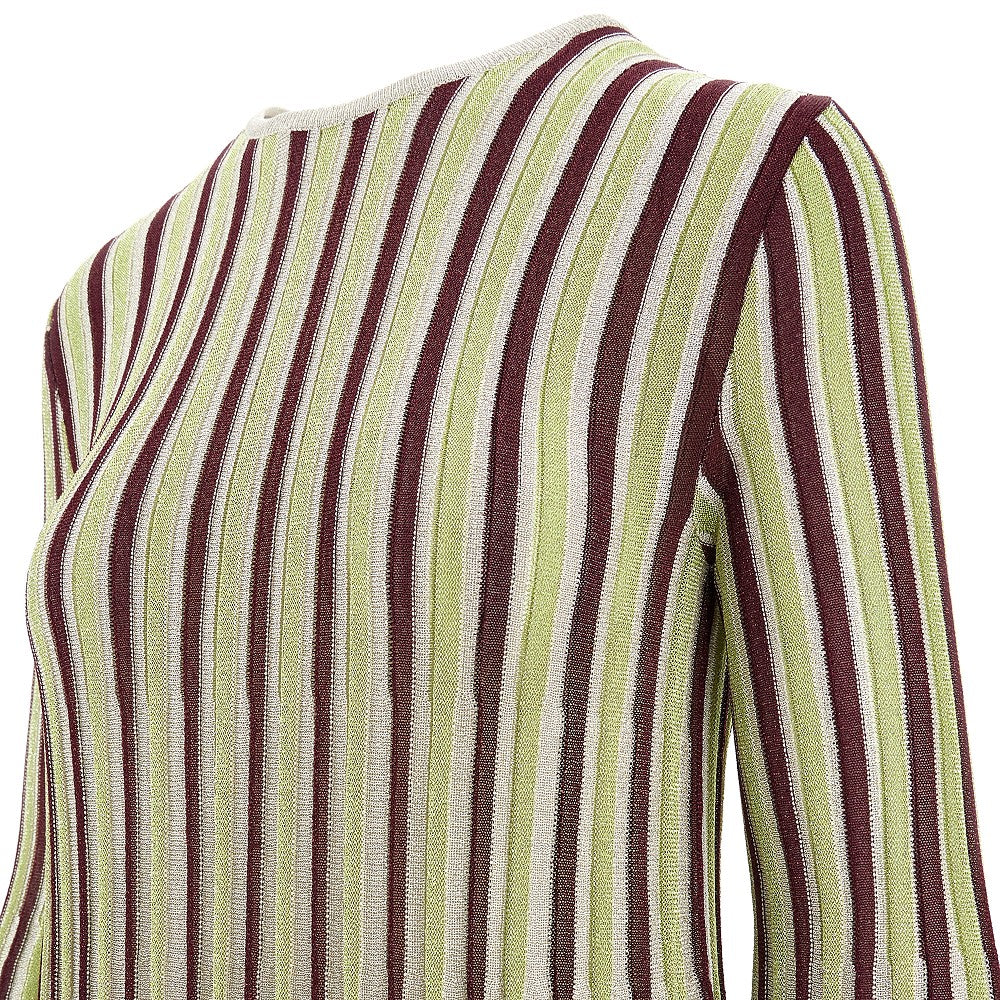 Abito midi in maglia lurex