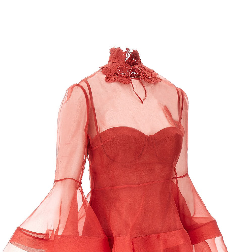 'Rebellion' organdy mini dress