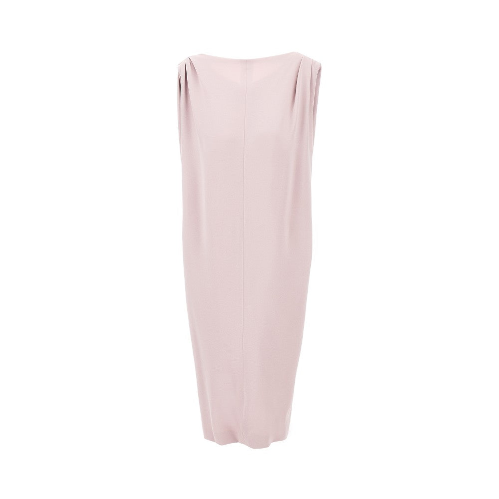 Crêpe midi sack dress