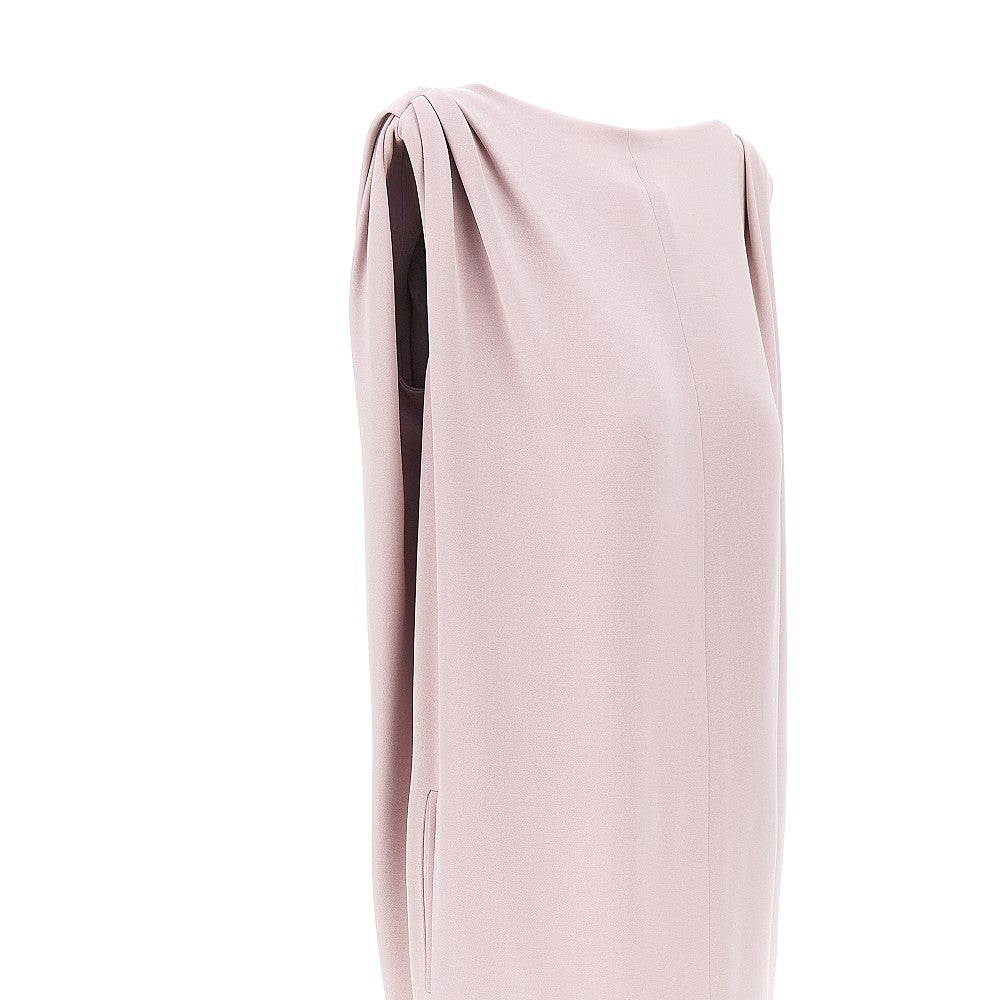 Crêpe midi sack dress