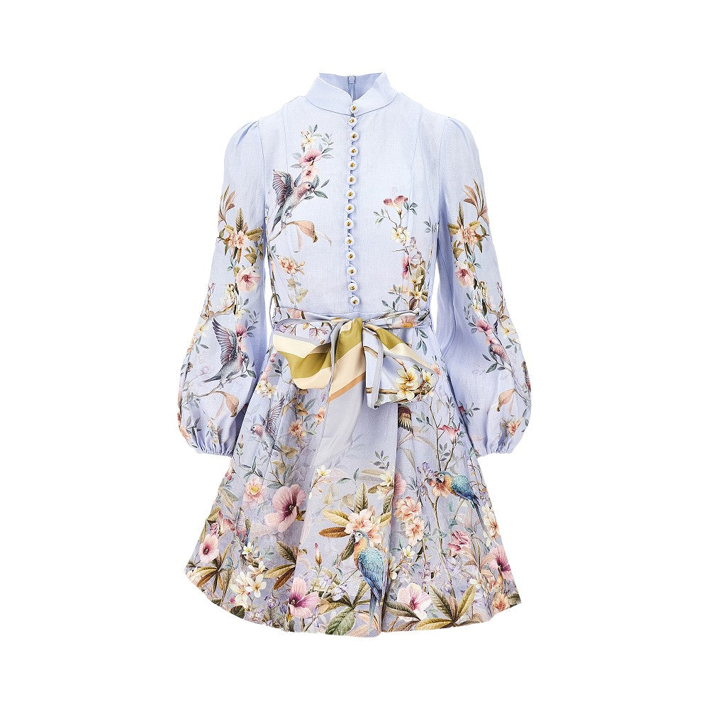 'Rebellion' linen mini dress